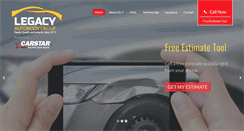 Desktop Screenshot of legacyautobody.com