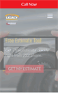 Mobile Screenshot of legacyautobody.com